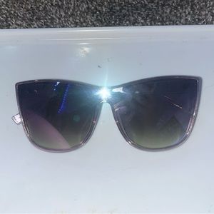 Purple Reflective Sunglasses
